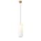 Z-Lite Monty 1 Light Pendant, Heritage Brass & Matte Opal 732P22-HBR - alternate 2